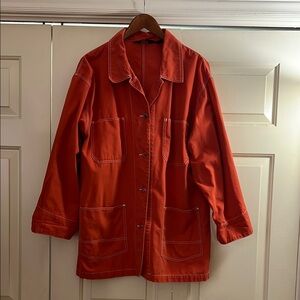 Eddie Bauer Orange Utility Jacket